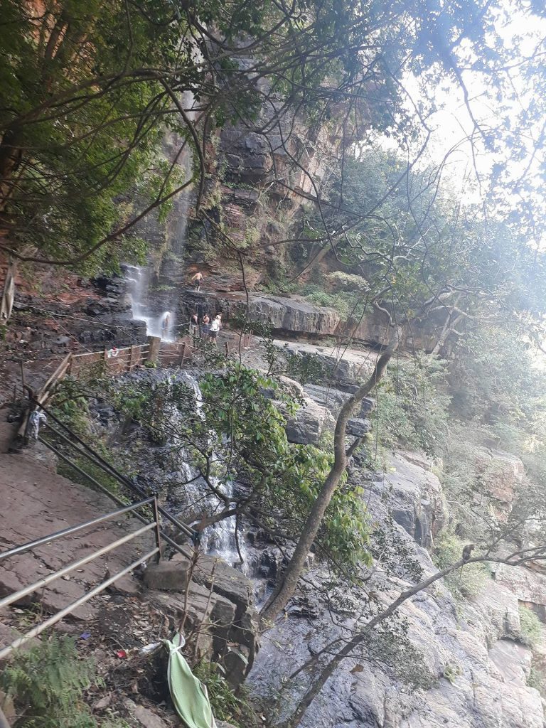 Talakona waterfalls in summer season