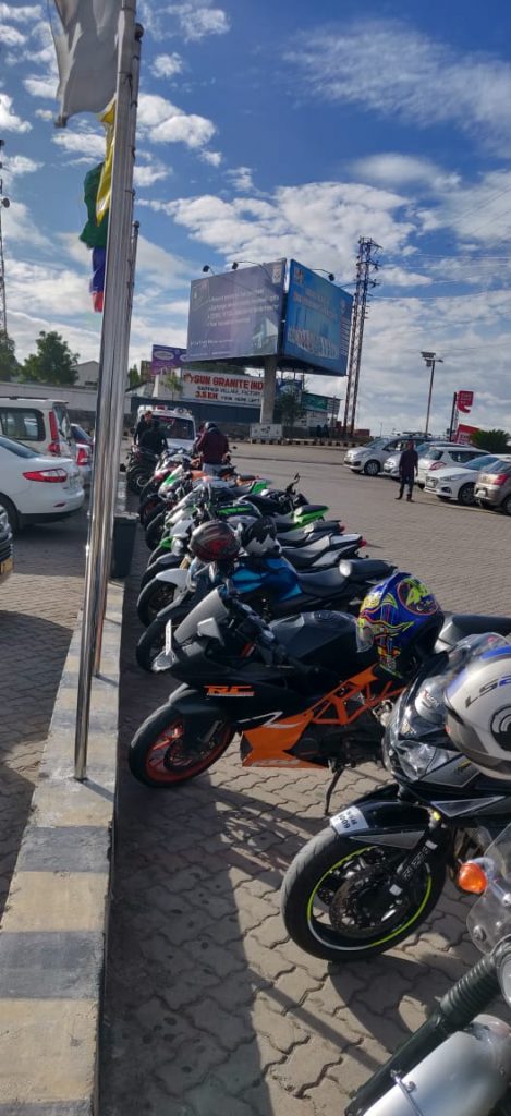 bikers meet in Bangalore highways restaurant called Krishna Inn